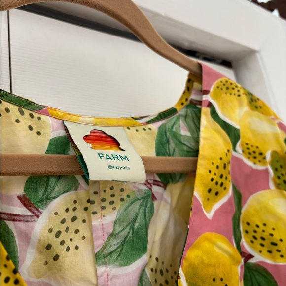 Farm Rio Lemon Print Blouse - Picture 2 of 5